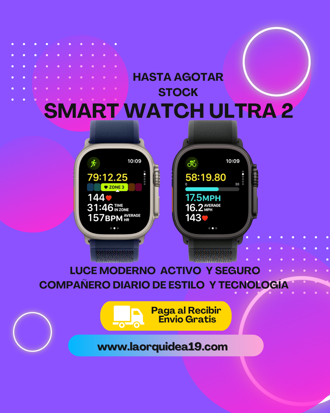 SMART WATCH ULTRA 2™ (Reloj Inteligente Ultra 2™)