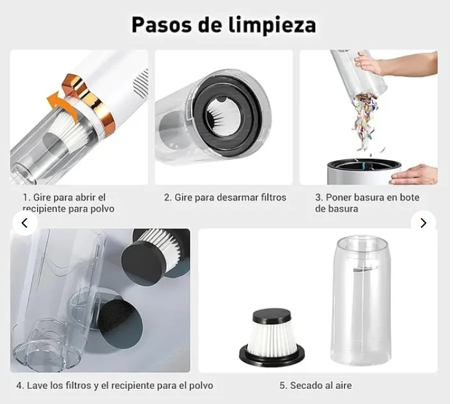 VacuumClean 3 EN 1 ( ASPIRADORA iNALAMBRICA)