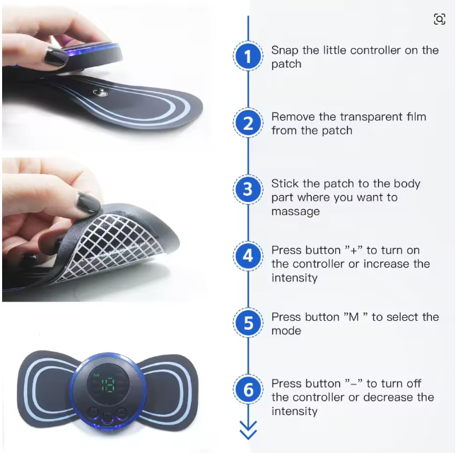 Masajeador de Pies Eléctrico EMS)