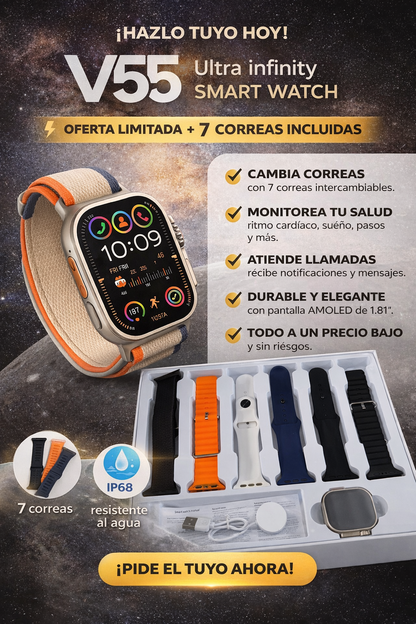 NEW ULTRA V55 SMART WATCH ⌚