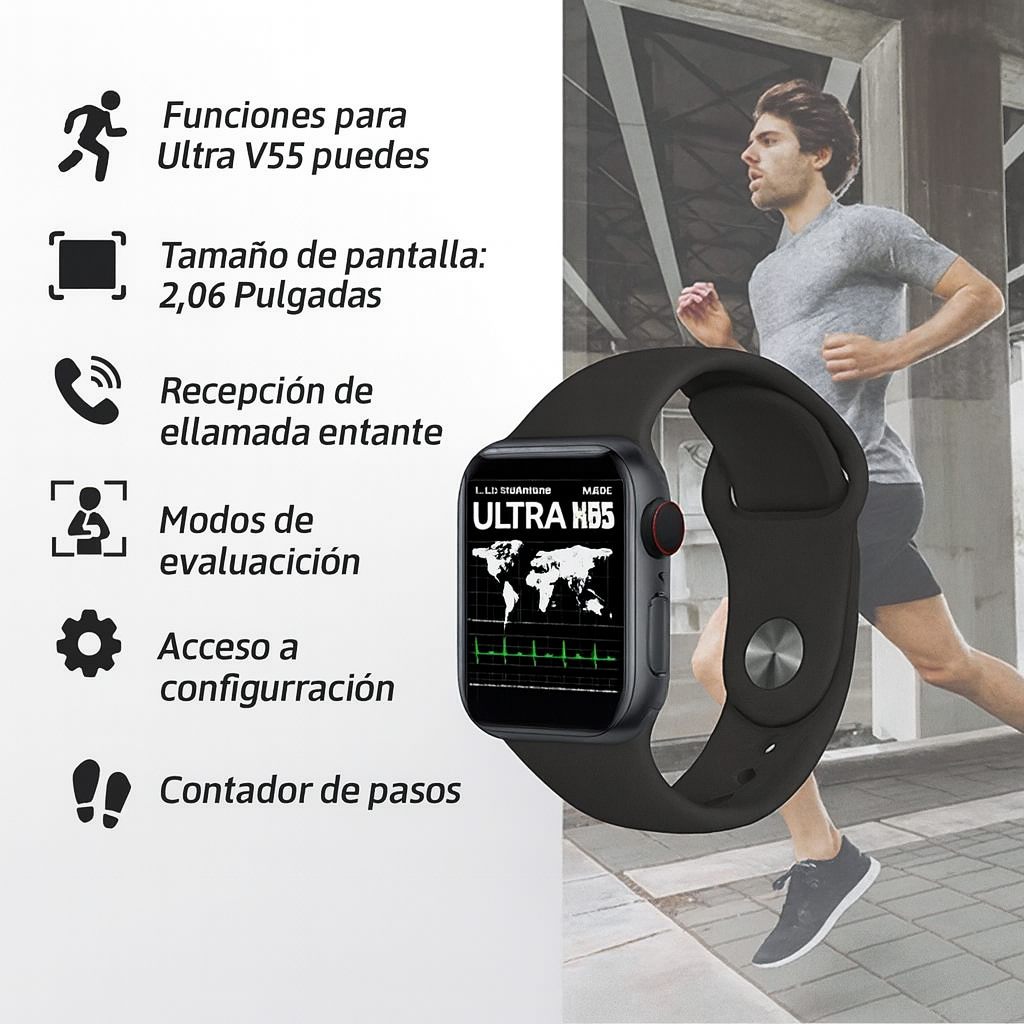 NEW ULTRA V55 SMART WATCH ⌚