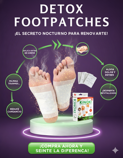 DETOX FOOTPATCHES 3Pack™ (KINOKI PARCHES x 3 CAJAS)