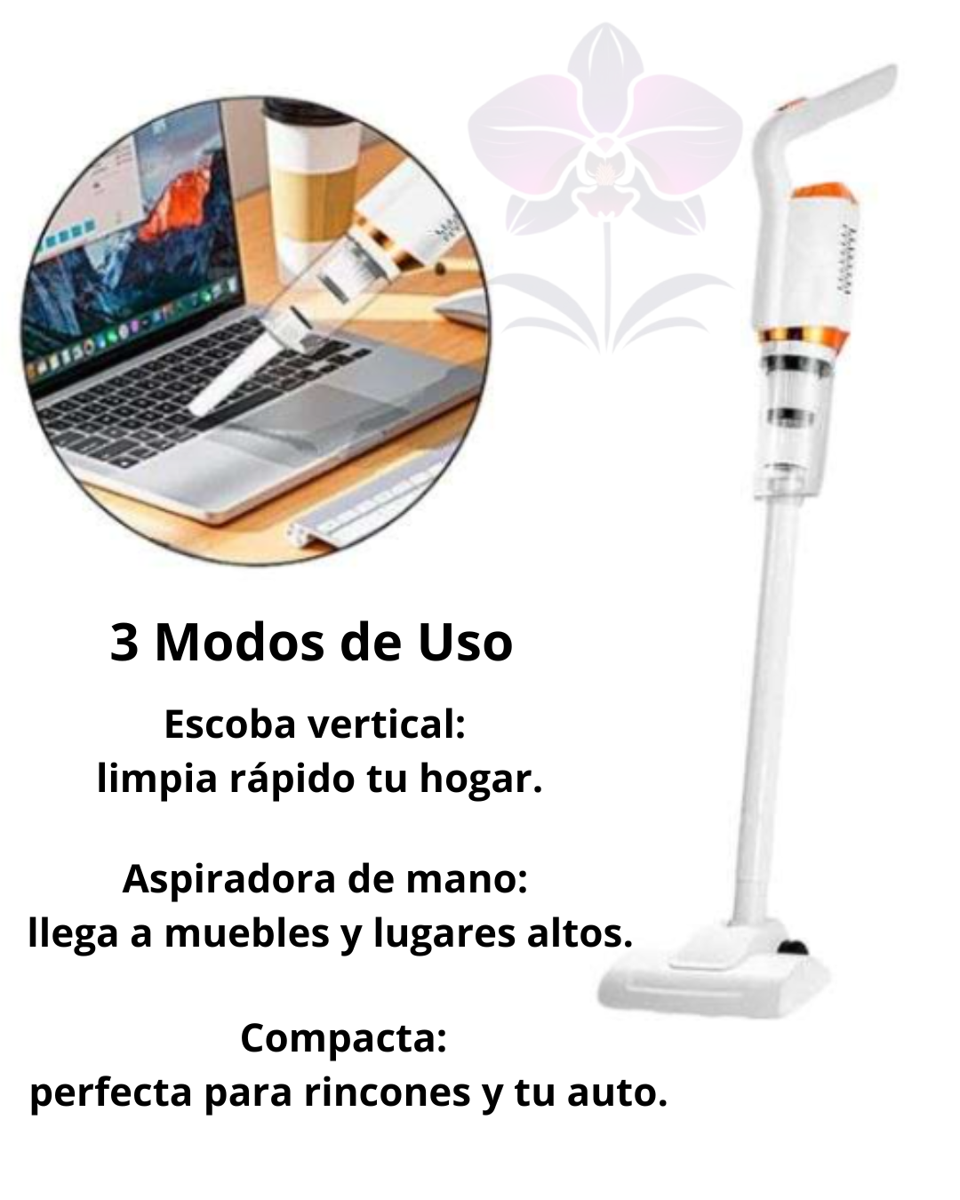 VacuumClean 3 EN 1 ( ASPIRADORA iNALAMBRICA)