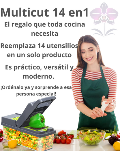 MultiCut 14-in-1 Food Processor™ Picador Multifuncional 14 En 1
