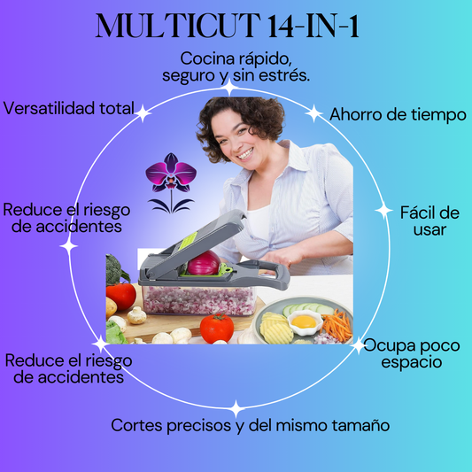 MultiCut 14-in-1 Food Processor™ Picador Multifuncional 14 En 1