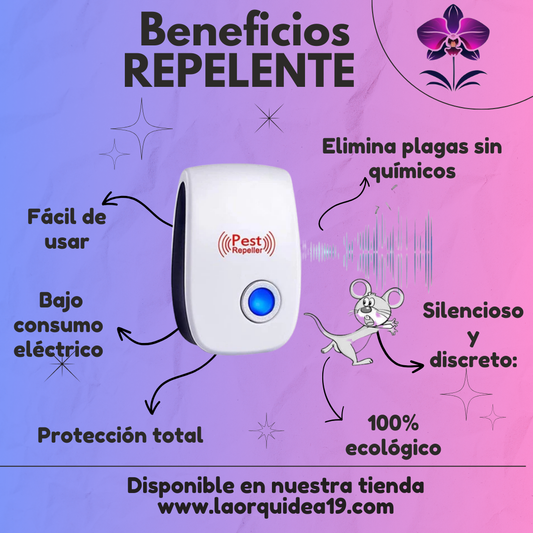 PESTCONTROL MAX™ (REPELENTE ULTRASONICO DE INSECTOS)