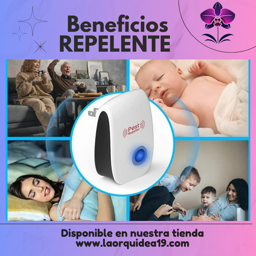 PESTCONTROL MAX™ (REPELENTE ULTRASONICO DE INSECTOS)