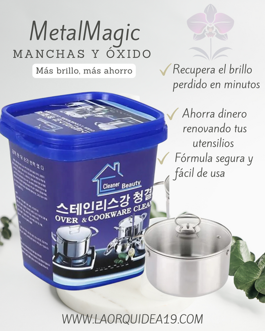 MetalMagic 2-in-1™ (Removedor de Óxido Para Ollas 2X1 )